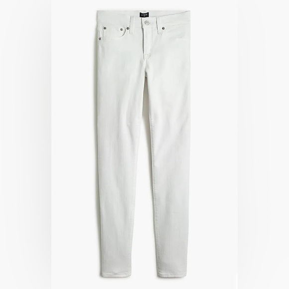 J Crew Factory 8"-rise white skinny jean in signature stretch size 31 NWT AW377 - Picture 5 of 11